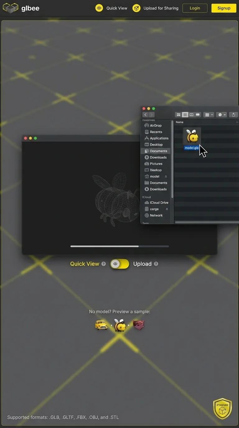 1. 上传您的模型